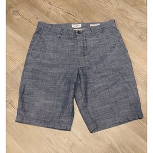 Goodfellow & Co Linden Short Men's Blue Chambray Casual Shorts Size 32